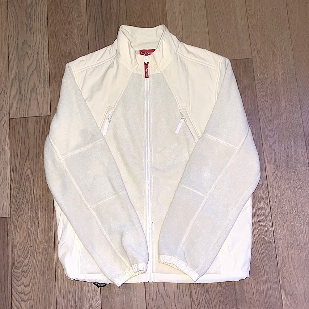 Supreme Polartec Zip-up fleece jacket - Natural